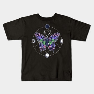 Trigender Butterfly Kids T-Shirt